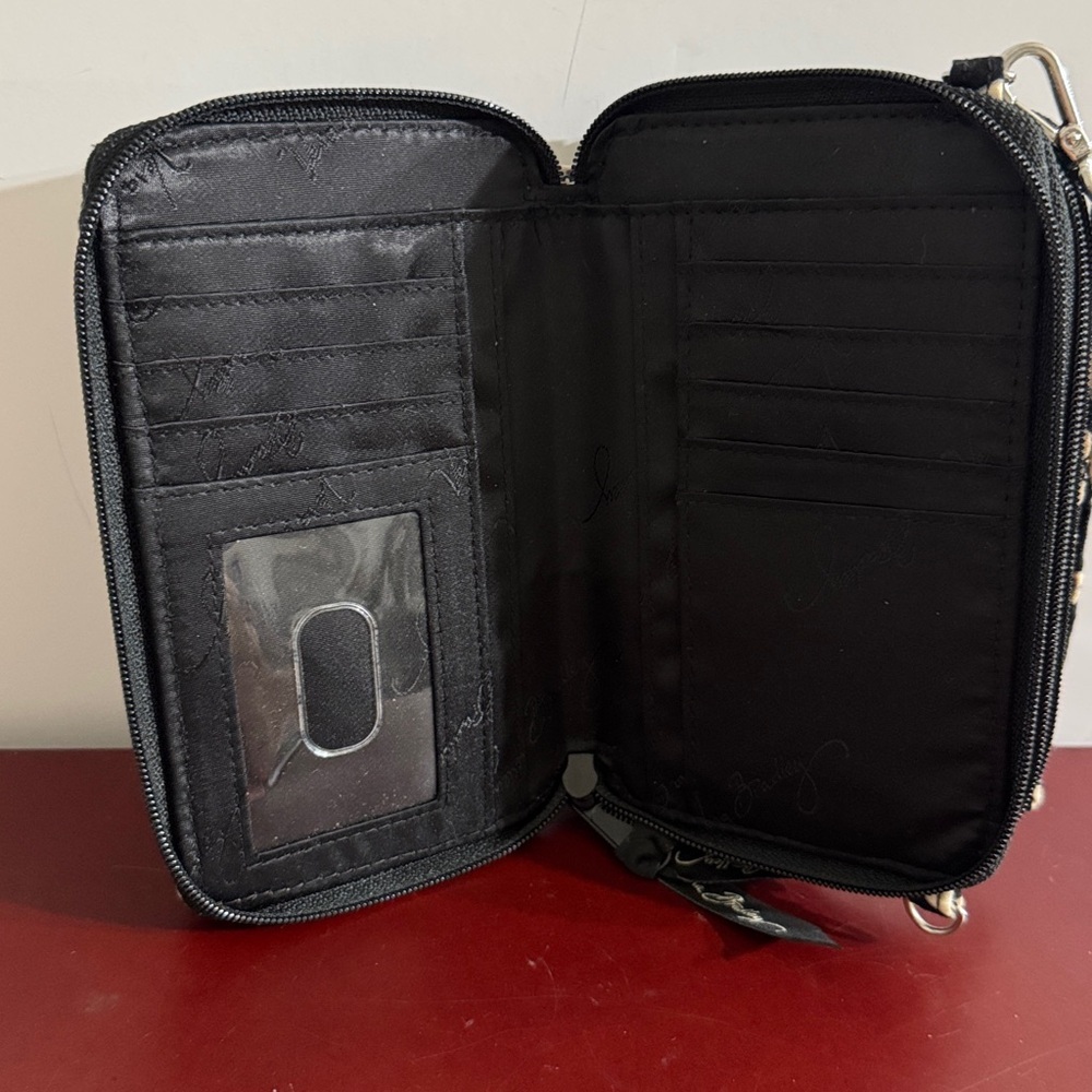 Vera Bradley Concerto Black and White Crossbody Bag - Picture 5 of 6